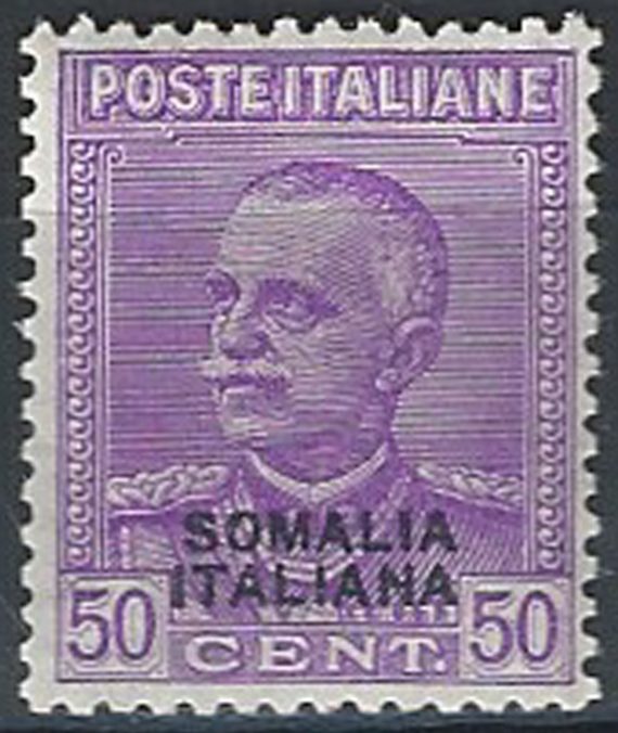 1930 Somalia 50c. bc. lilla MNH Sassone n. 139
