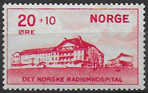 1931 Norvegia Radium Hospital MNH Unificato n. 154