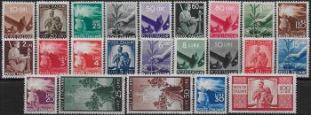 1945-48 Italia Democratica bc MNH Sassone n. 543/65