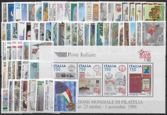 1997 Italia complete year 64v. + 1MS MNH