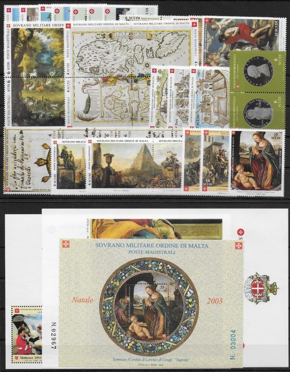 2003 SMOM annata completa MNH