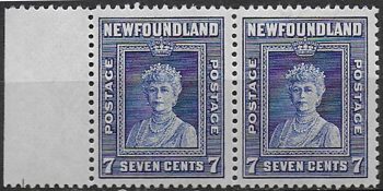 1943 Newfoundland Queen Mary 7c. MNH SG. n. 281a