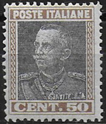 1927 Italia Vittorio Emanuele III 1v. MNH Sassone n. 218