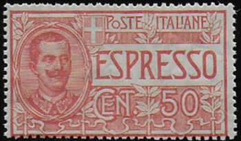 1920 Italia Espresso 50c. rosso 1v. MNH Sassone n. 4