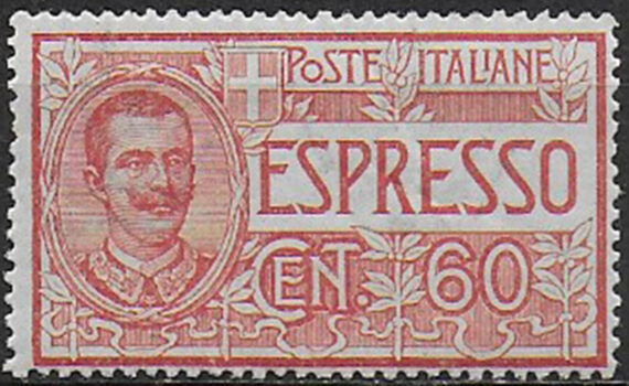1922 Italia Espresso 60c. rosso 1v. MNH Sassone n. 7