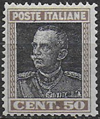1927 Italia Vittorio Emanuele III 1v. sup MNH Sassone n. 218a