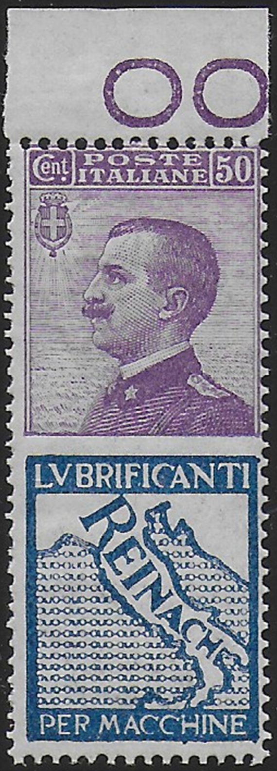 1924-25 Italy advertising stamps 50c. Reinach sm MNH Sassone n. 14