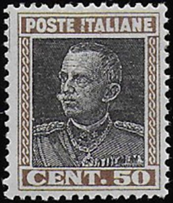 1927 Italia Vittorio Emanuele III 1v. MNH Sassone n. 218a