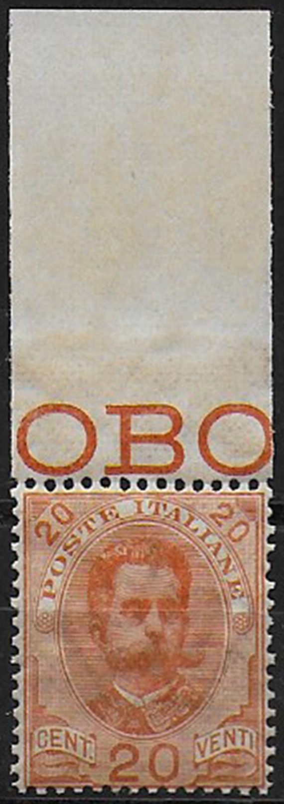 1895 Italia Umberto I 20c. arancio bfc MNH Sassone n. 61