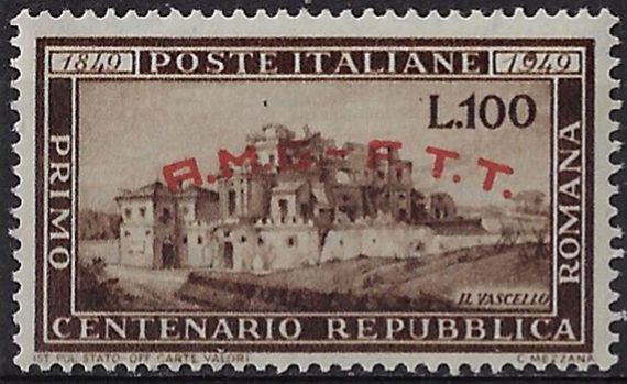 1949 Trieste A Repubblica Romana MNH Sassone n. 41