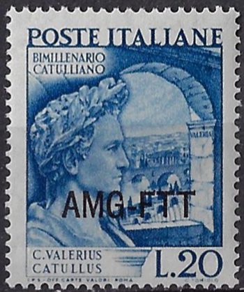 1949 Trieste A Valerio Catullo MNH Sassone n. 55