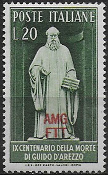 1950 Trieste A Guido d'Arezzo MNH Sassone n. 79