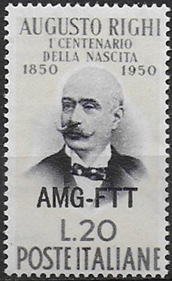 1950 Trieste A Augusto Righi MNH Sassone n. 88