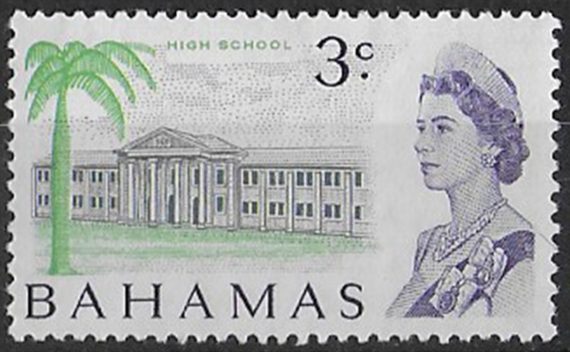 1970 Bahamas 3c. High School whiter paper MNH SG n. 297a