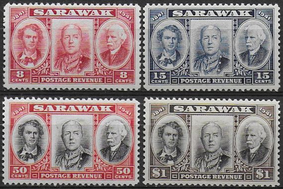 1946 Sarawak Centenary Brooke Amministration 4v. MNH SG n 146/49