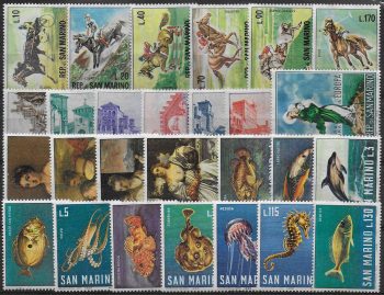 1966 San Marino annata completa 27v. MNH
