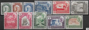 1942-46 Aden Shihr and Mukalla 11v. MNH SG n. 1/11