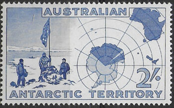 1957 Australian Antarctic Territory 1v. MNH SG n. 1