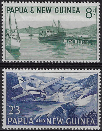 1963 Papua 2v. MNH SG. n. 47/48
