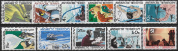 1966 Australian Antarctic Territory 11v. MNH SG n. 8/18