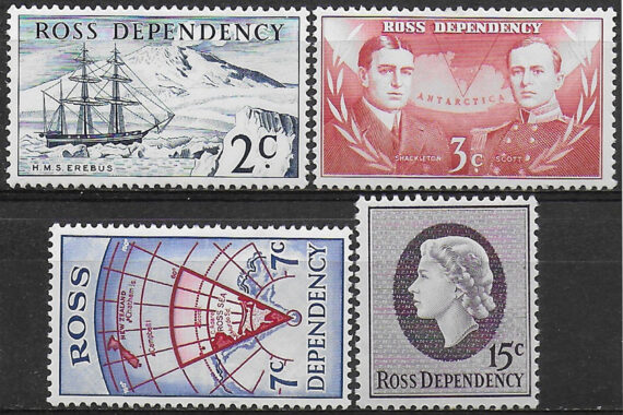 1967 Ross Dependency new currency 4v. MNH SG. n. 5/8