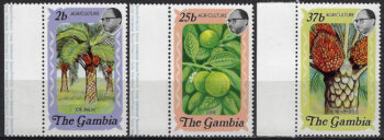 1973 Gambia agriculture 3v. MNH SG n. 304/06