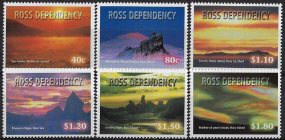 1999 Ross Dependency night skies 6v. MNH SG. n. 60/65