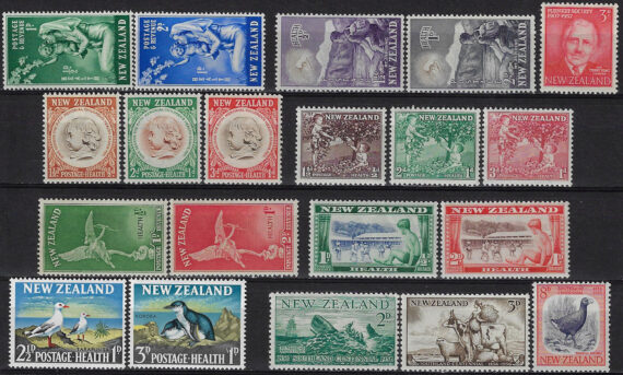 New Zealand various series 20v. MNH