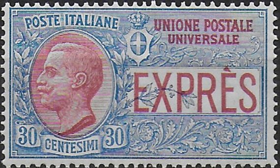 1908 Italia Express 30c. abroad 1v. bc MNH Sassone n. 2