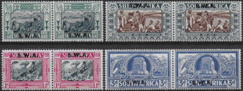 1938 South West Africa Voortrekker Memorial 4v. MNH SG. n. 105/08