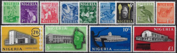 1961 Nigeria various subjects 13v. MNH SG. n. 89/101
