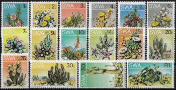 1973 South West Africa succulents 16v. MNH SG n. 241/56