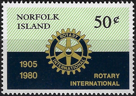 1980 Norfolk Island Rotary 1v. MNH SG n. 235