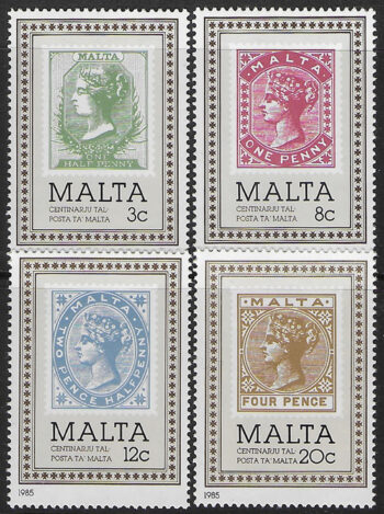 1985 Malta post office 4v. MNH SG n. 751/54