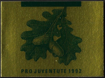 1992 Svizzera Pro Juventute booklet gold MNH SBHV n. 41
