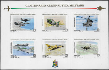 2023 Italia Centenario Aeronautica Militare MS 6v. MNH
