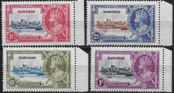 1935 Bahamas Silver Jubilee 4v. MNH SG n. 141/44