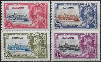 1935 Bahamas Silver Jubilee 4v. MNH SG n. 141/44