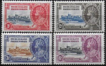 1935 Bechuanaland Silver Jubilee 4v. MNH SG. n. 111/14