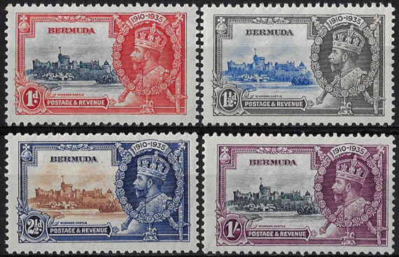 1935 Bermuda Silver Jubilee 4v. MNH SG. n. 94/97