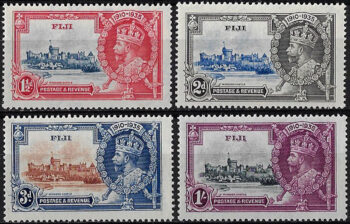 1935 Fiji Silver Jubilee 4v. MNH SG n. 242/45