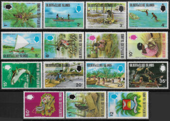 1971 Gilbert and Ellice Islands various subjects 15v. MNH SG. n. 173/87