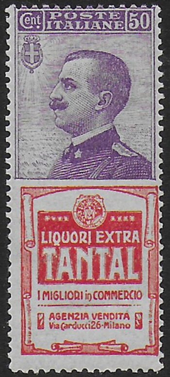 1924-25 Italia Pubblicitari 50c. Tantal MNH Sassone n. 18