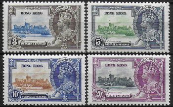 1935 Hong Kong Silver Jubilee 4v. MNH SG n. 133/36