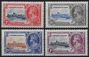 1935 Leeward Islands Silver Jubilee 4v. MNH SG. n. 88/91