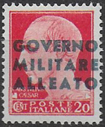 1943 Napoli occ. anglo-americana 20c. MNH Sassone n. 10A