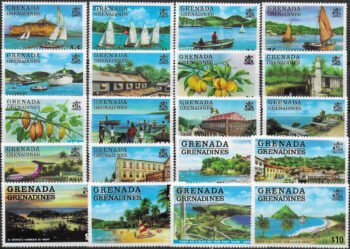 1975 Grenadines of Grenada 20v. MNH SG n. 111/130