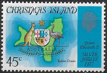 1977 Christmas Island Silver Jubilee 1v. MNH SG n. 83