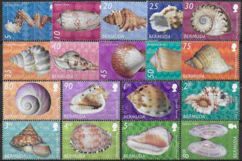2002 Bermuda Shells 18v. MNH SG n. 892/909