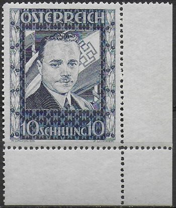 1936 Austria Dollfuss Chancellor af MNH Unificato n. 484